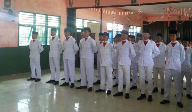 Pengukuhan Paskibra SMA N 1 Delitua
