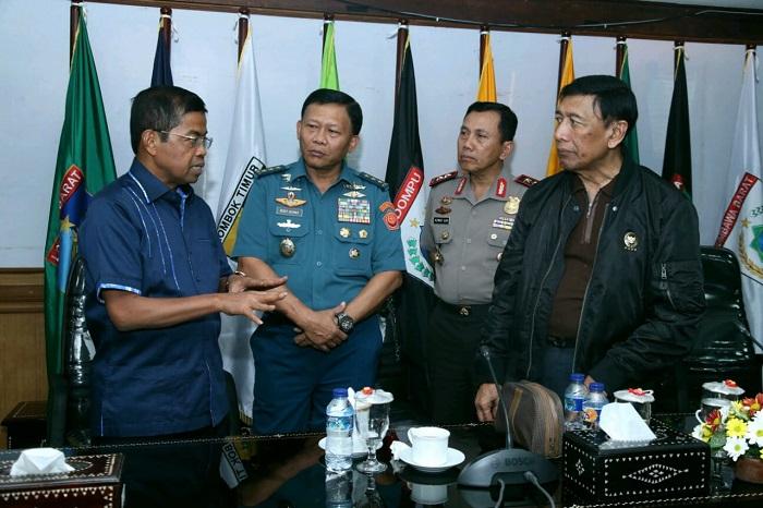 Kasum TNI Dampingi Menkopolhukam Rapat Koordinasi Pemerintah Daerah