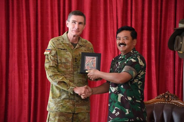 Panglima TNI Terima Kunjungan Kehormatan Pangab Australia
