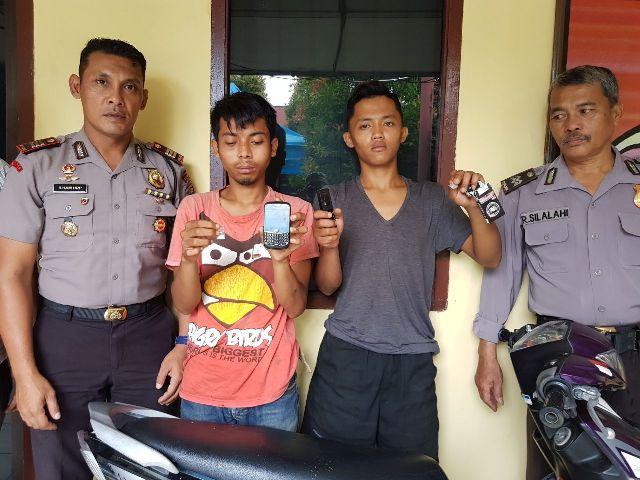 Polsek Serbelawan Bekuk Dua Remaja Pemakai Sabu
