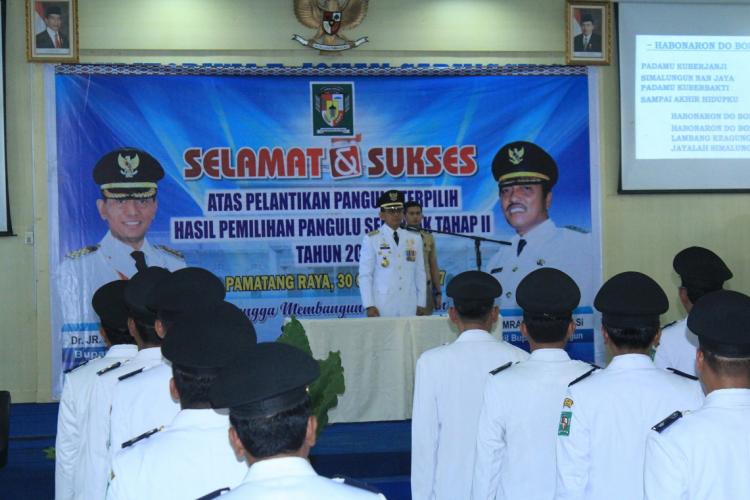 Bupati Simalungun Lantik 72 Pangulu Nagori