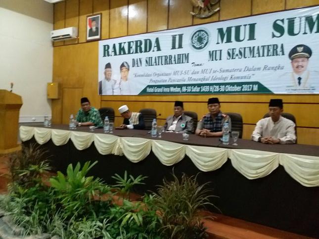 Dirpam Obvit Polda Sumut Hadiri Raker MUI Sumut