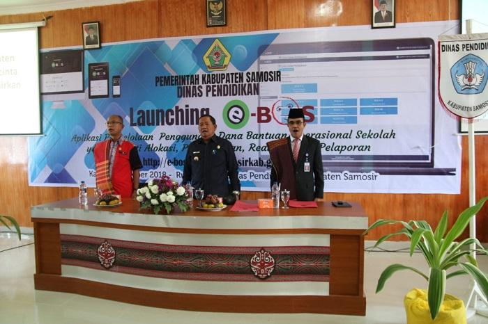 Bupati Samosir Buka Launching Aplikasi e-Bos