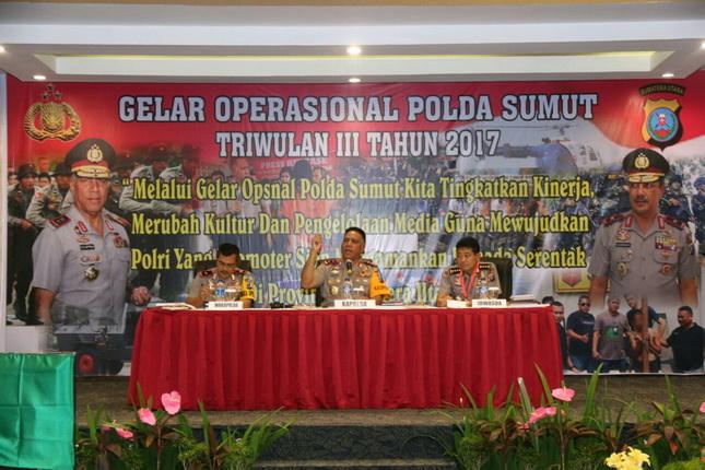 Gelar Opsnal Polda Sumut Tahun 2017