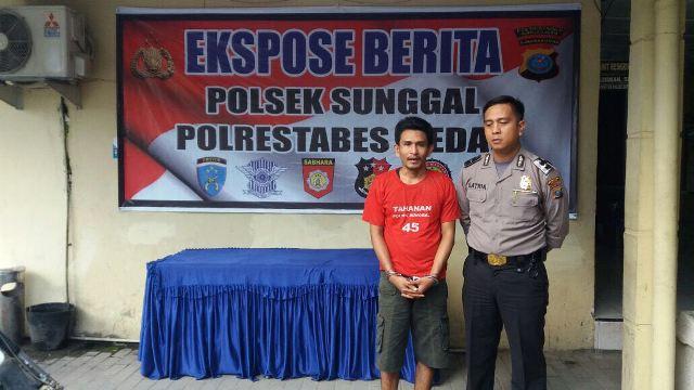 Bawa Sabu, Arif Zulfa Ananda Diamankan Polsek Sunggal 
