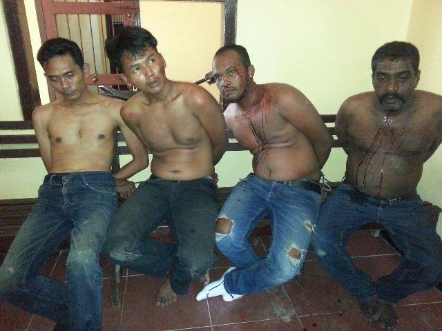 Mako Polsek Binjai Selatan Dilempar Bom Molotov oleh OTK
