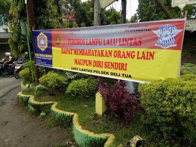 Polsek Delitua Imbau Warga Patuhi Peraturan Berlalu Lintas