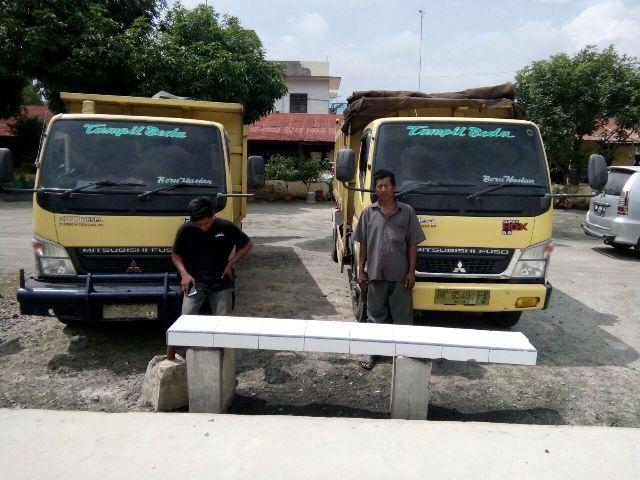 Muat Pasir Basah, Dua Pengemudi Diamankan Polsek Perdangan 