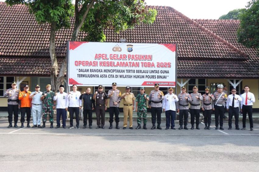 Walikota Binjai Hadiri Apel Gelar Pasukan Operasi Keselamatan Toba 2025
