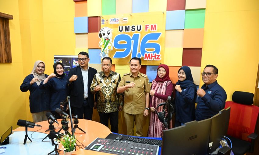 Lewat Radio, Pj Gubernur Sampaikan Apresiasi dan Keunggulan Sumut