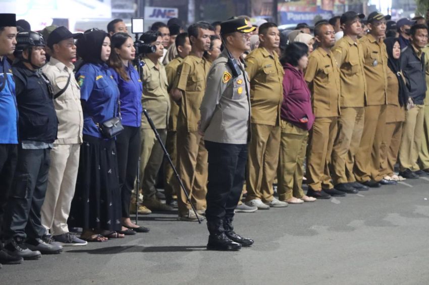 Tim Gabungan Polrestabes Medan Tingkatkan Pengamanan Sistem Kota Jelang Lebaran