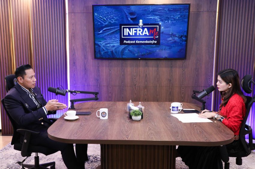 Luncurkan Podcast InfraMe, Menko AHY: Komunikasi yang Partisipatif untuk Pembangunan Nasional