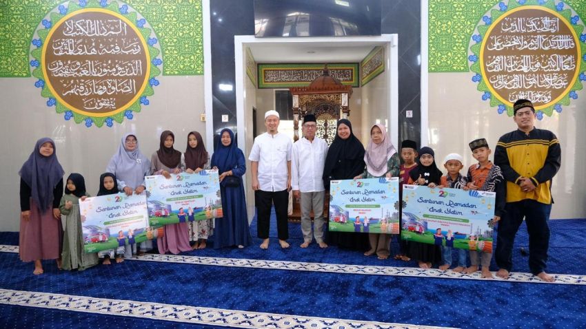 Peringati HUT ke-29, Pertamina Sumbagut Gelar Nuzulul Qur&rsquo;an dan Santuni Anak Yatim