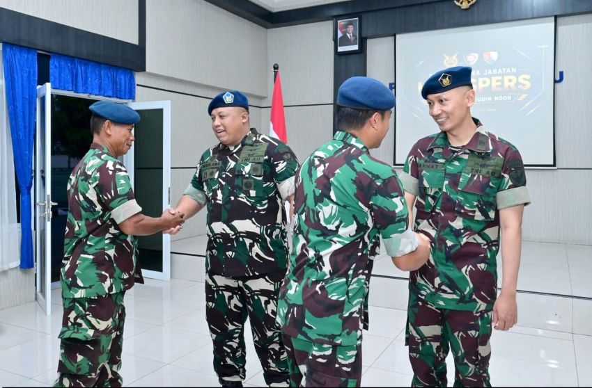 Komandan Lanud Sjamsudin Noor Pimpin Sertijab Kadispers, Tegaskan Pembinaan Personel sebagai Pilar Kekuatan Satuan &nbsp;