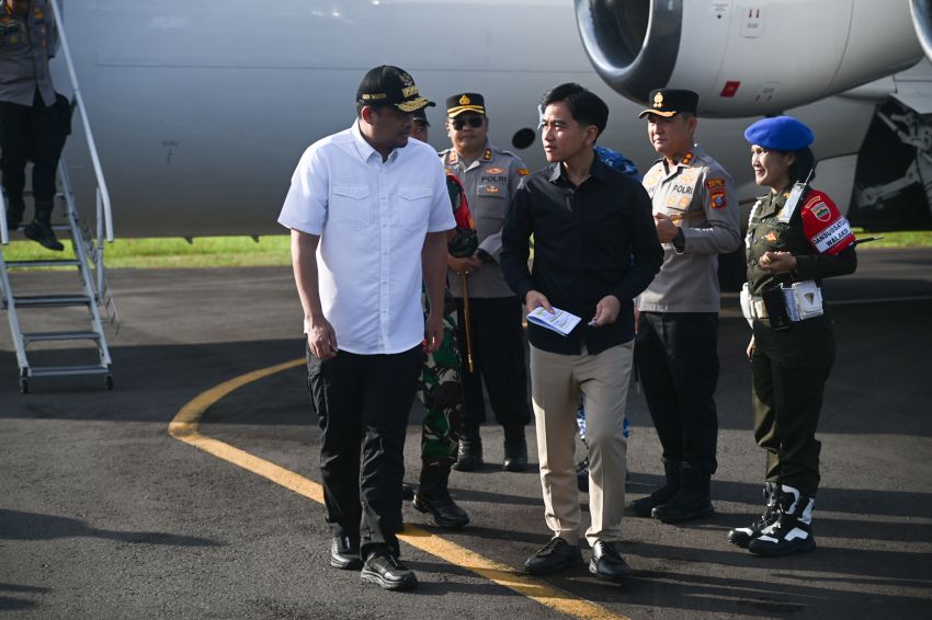 Gubernur Bobby Nasution Dampingi Wapres Gibran Tinjau Huntap dan Infrastruktur di Tapteng