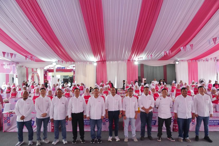 Pertamina Pecahkan Rekor MURI Memasak di Delapan Kota, 750 Porsi Dimasak Pakai Bright Gas di Medan