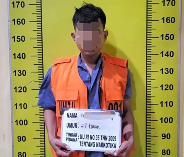 Sempat Hendak Kabur, Pemilik 4,48 Gram Sabu Ditangkap Polisi