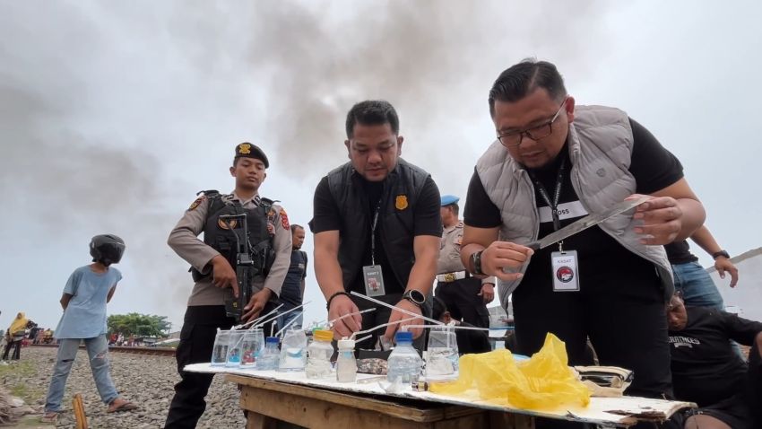 Gerebek Sarang Narkoba Rel Tembung, Polrestabes Medan Tangkap Enam Orang